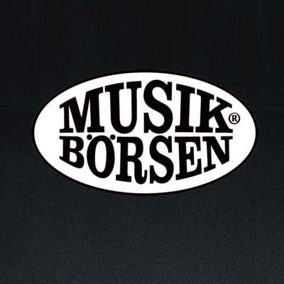 The Musikbörsen logo on a dark background